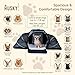 BreezePod Airline Approved Expandable Soft Sided Travel Bag Pet Carrier for Cats and Small Dogs