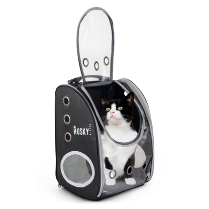 Pet Travel Backpack - Black